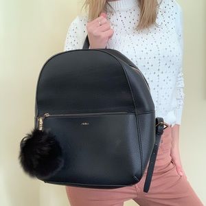Aldo black vegan leather backpack